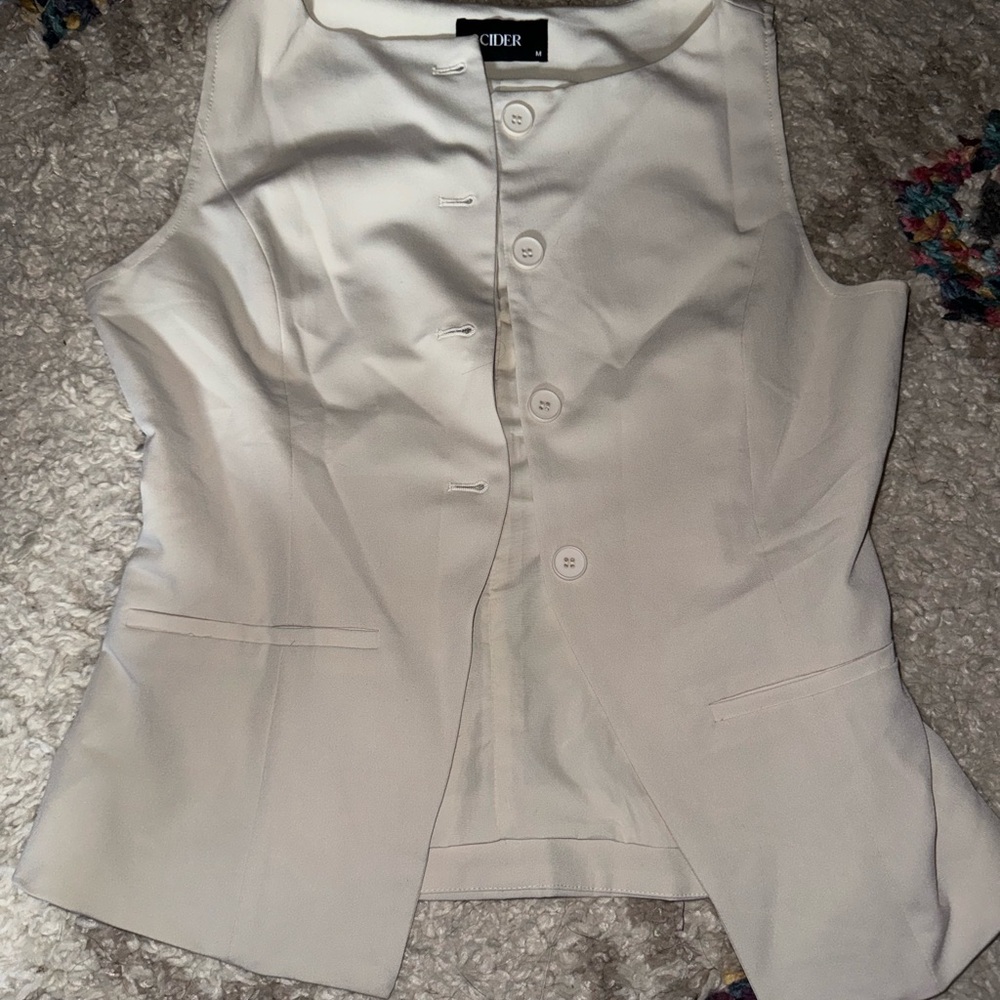 Beige Vest Shirt